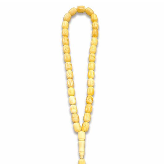 Natural Butterscotch Amber Prayer Beads