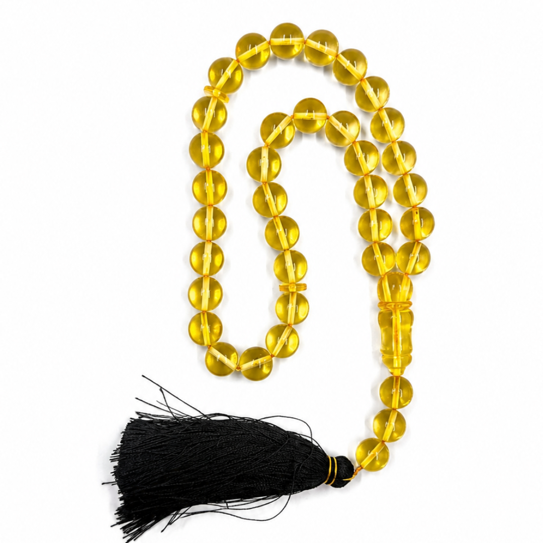 Natural Honey Amber Prayer Beads