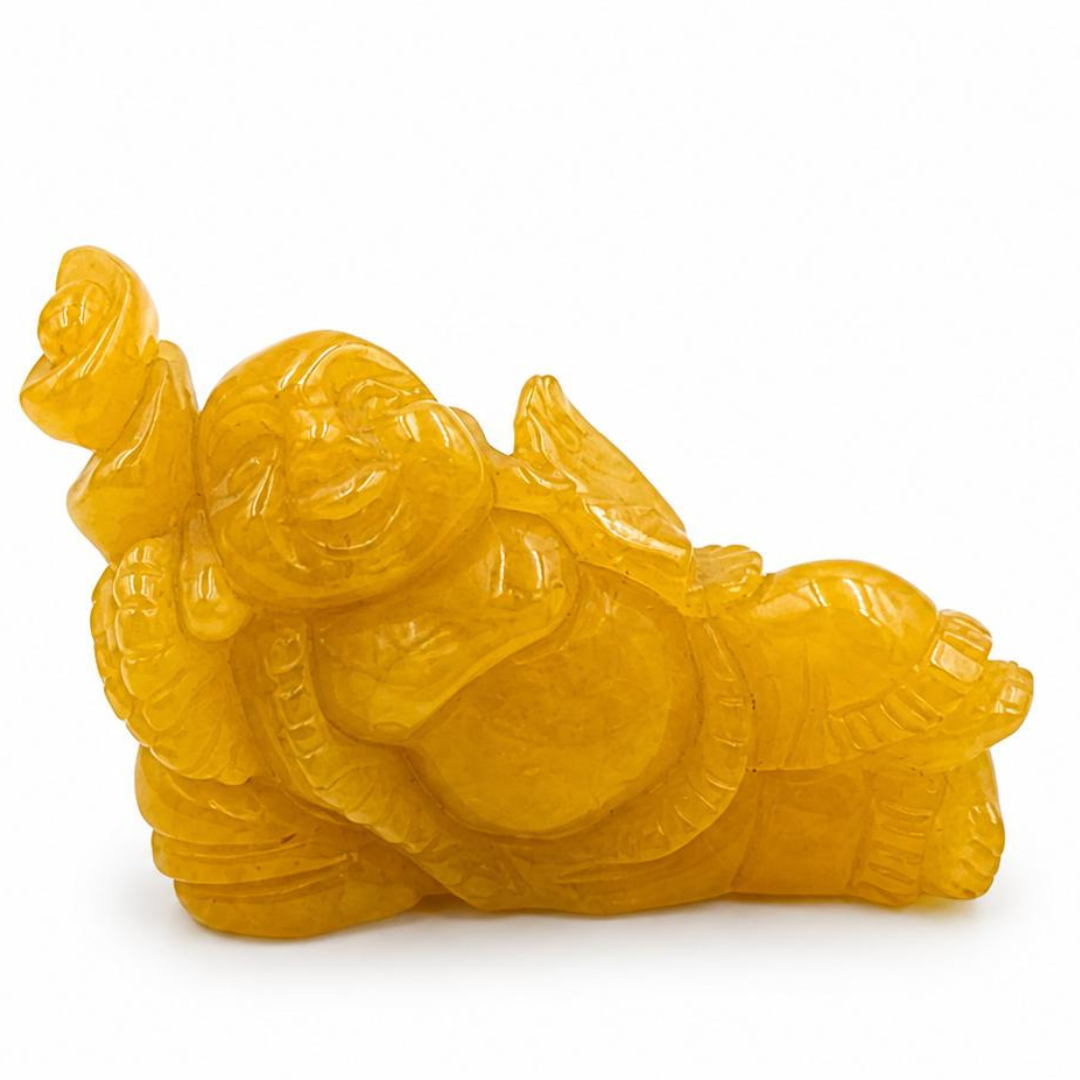 Baltic Amber Buddha Figurine