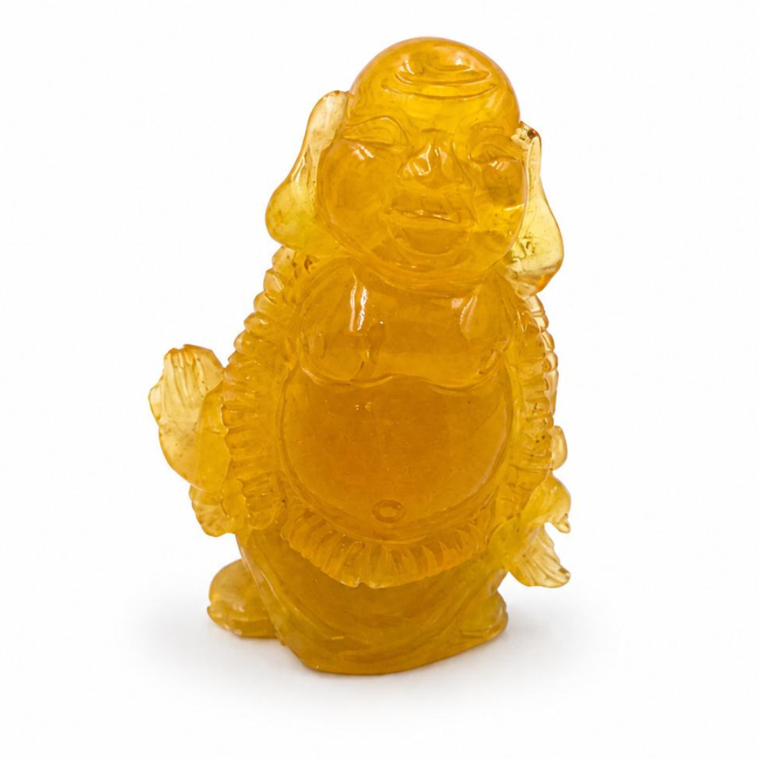 Baltic Amber Buddha Figurine