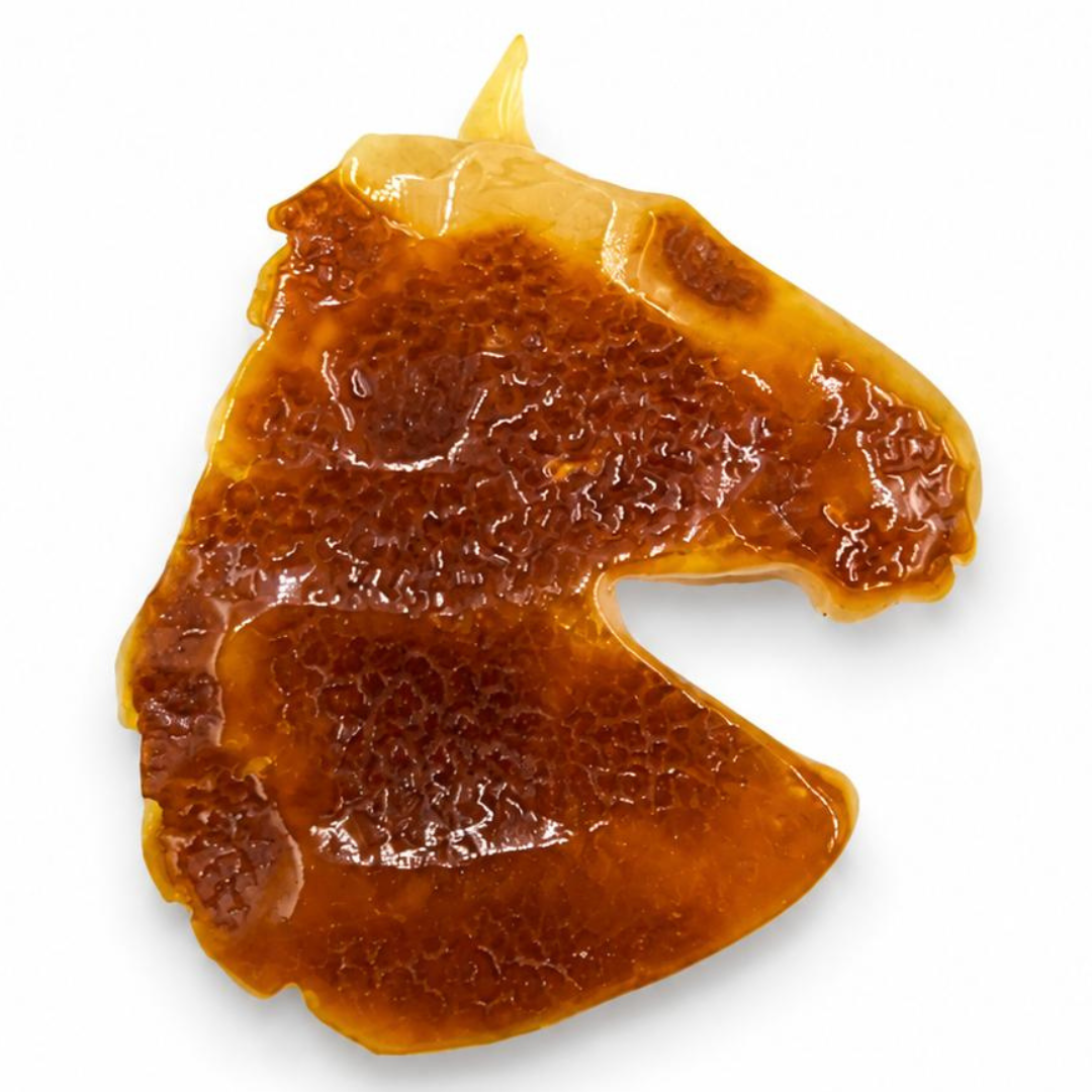 Baltic Amber Horse Figurine