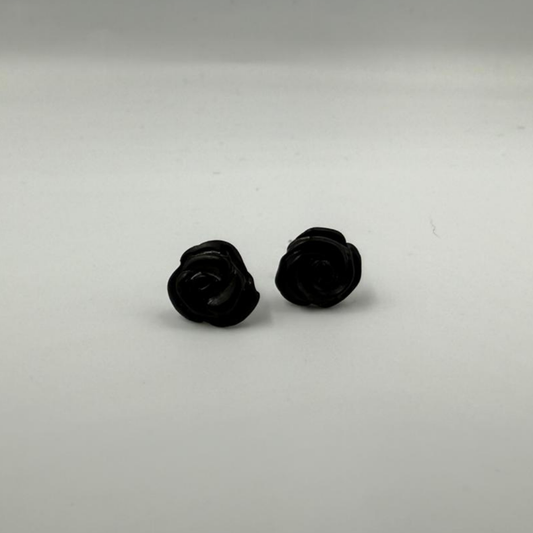 Silver-plated amber earings