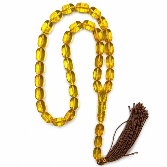 Natural Honey Amber Prayer Beads
