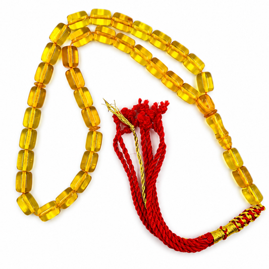 Natural Honey Amber Prayer Beads