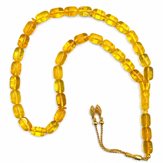 Natural Honey Amber Prayer Beads