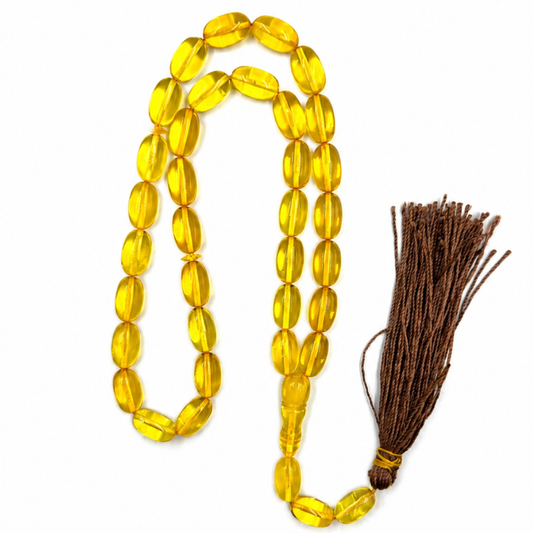 Natural Honey Amber Prayer Beads