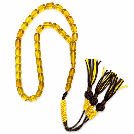 Natural Honey Amber Prayer Beads