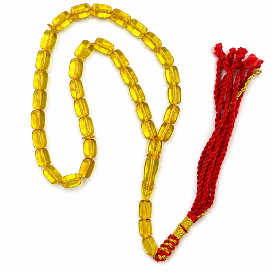 Natural Honey Amber Prayer Beads
