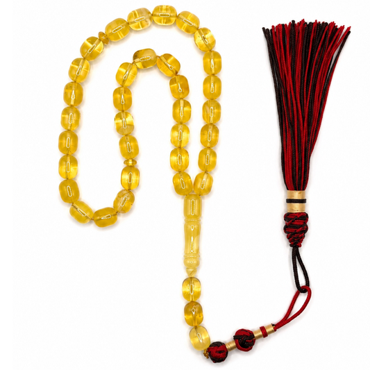 Natural Honey Amber Prayer Beads