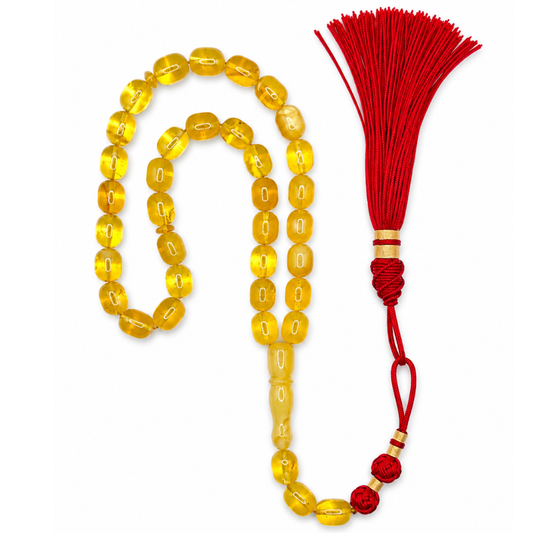 Natural Honey Amber Prayer Beads