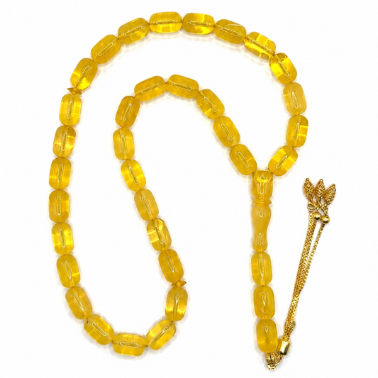 Natural Honey Amber Prayer Beads