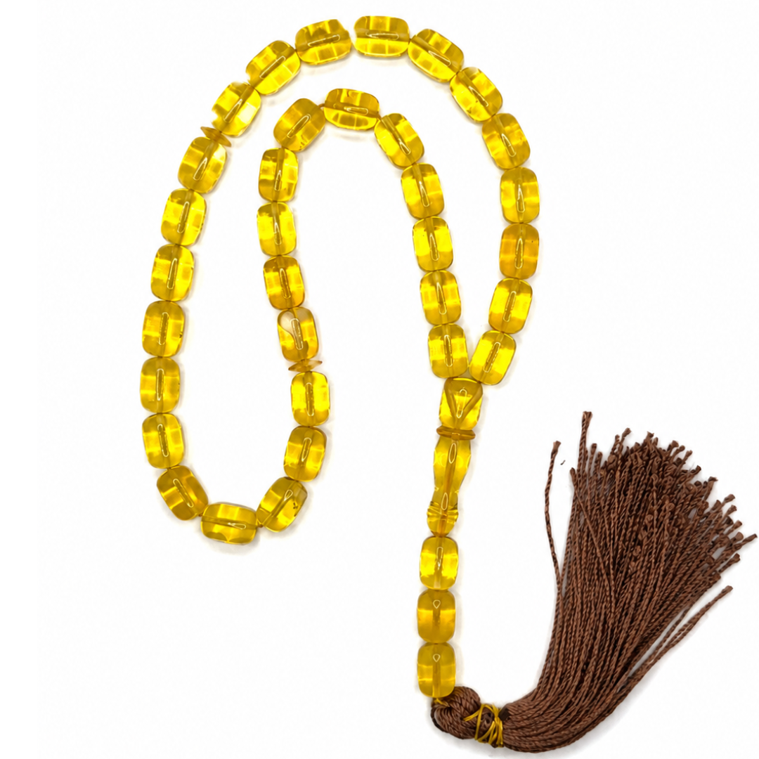 Natural Honey Amber Prayer Beads