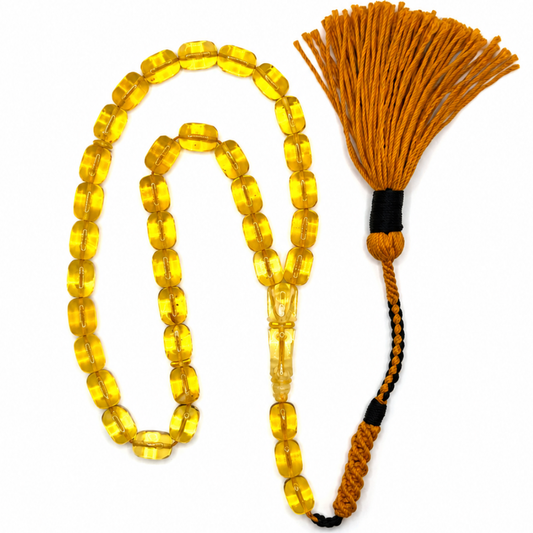 Natural Honey Amber Prayer Beads