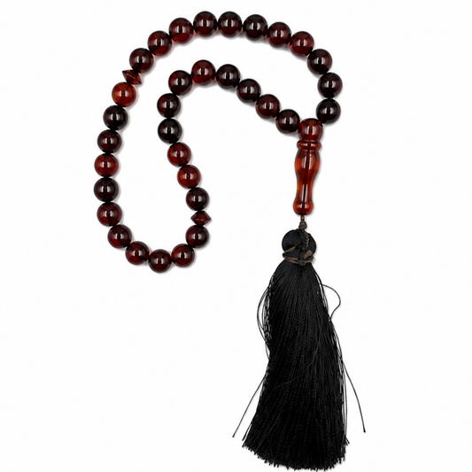 Natural Cognac Amber Prayer Beads