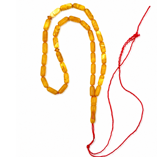 Natural Butterscotch Amber Prayer Beads