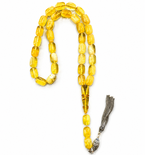 Natural Honey Amber Prayer Beads