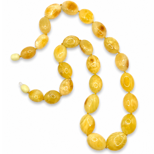 Butterscotch Amber Oval Necklace