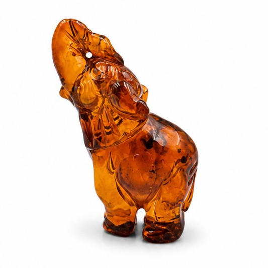 Baltic Amber Elephant Figurine