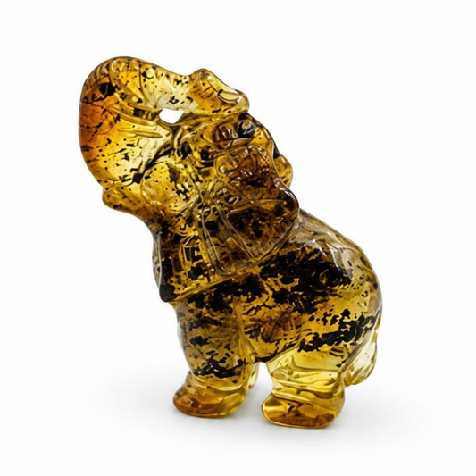 Baltic Amber Elephant Figurine