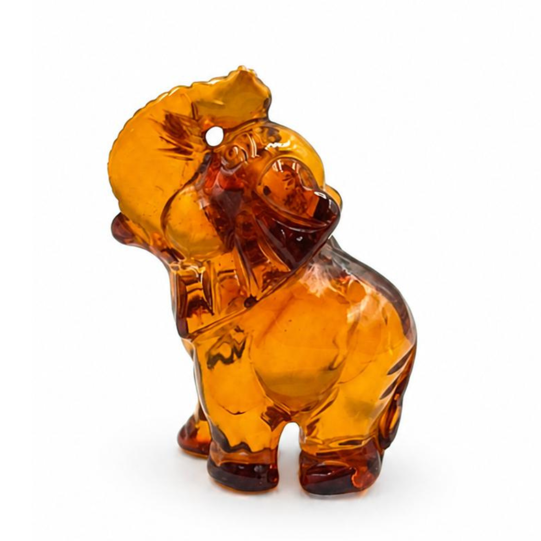 Baltic Amber Elephant Figurine