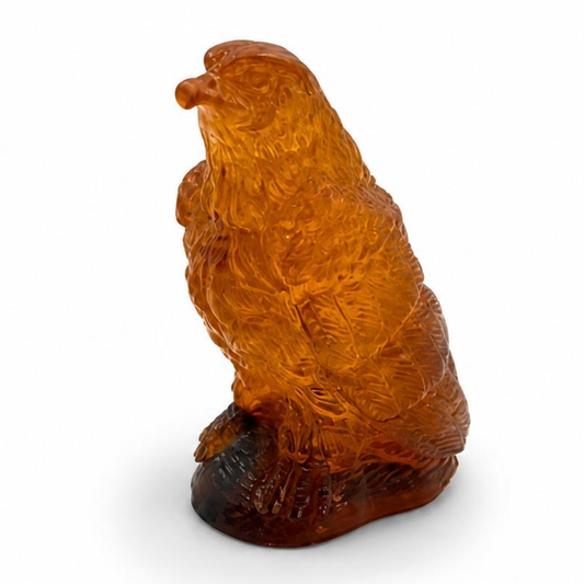 Baltic Amber Eagle Figurine