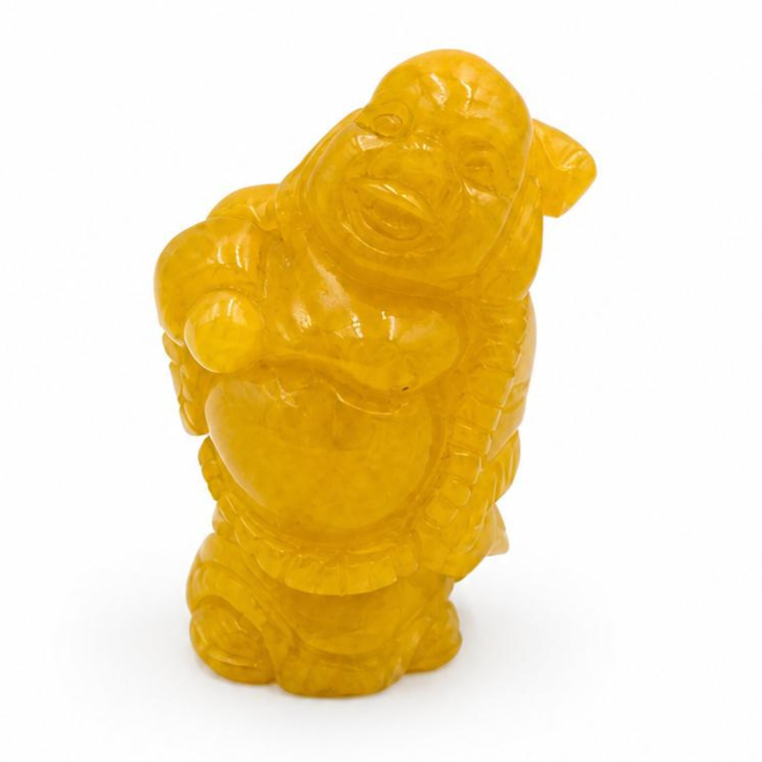 Baltic Amber Buddha Figurine