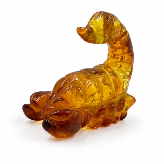 Baltic Amber Scorpion Figurine