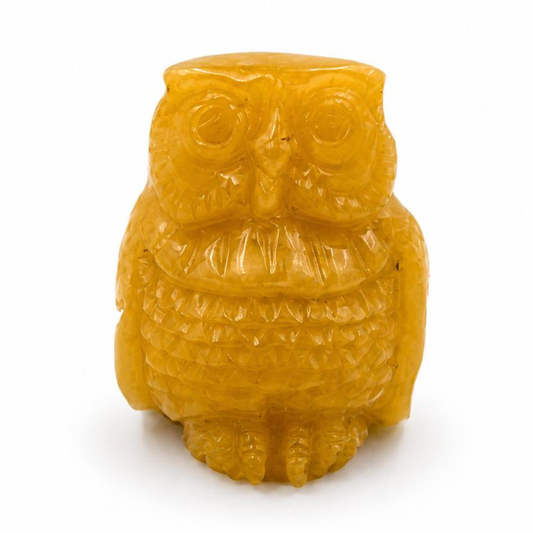 Baltic Amber Owl Figurine