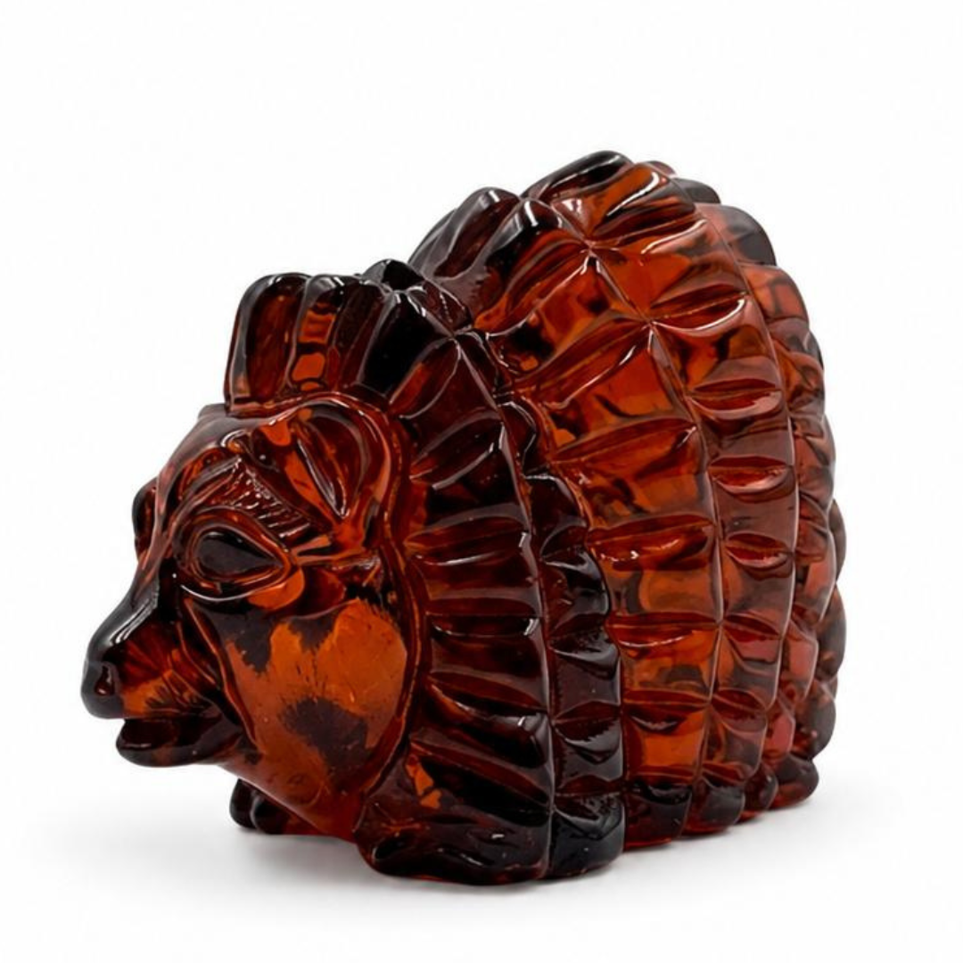 Baltic Amber Hedgehog Figurine