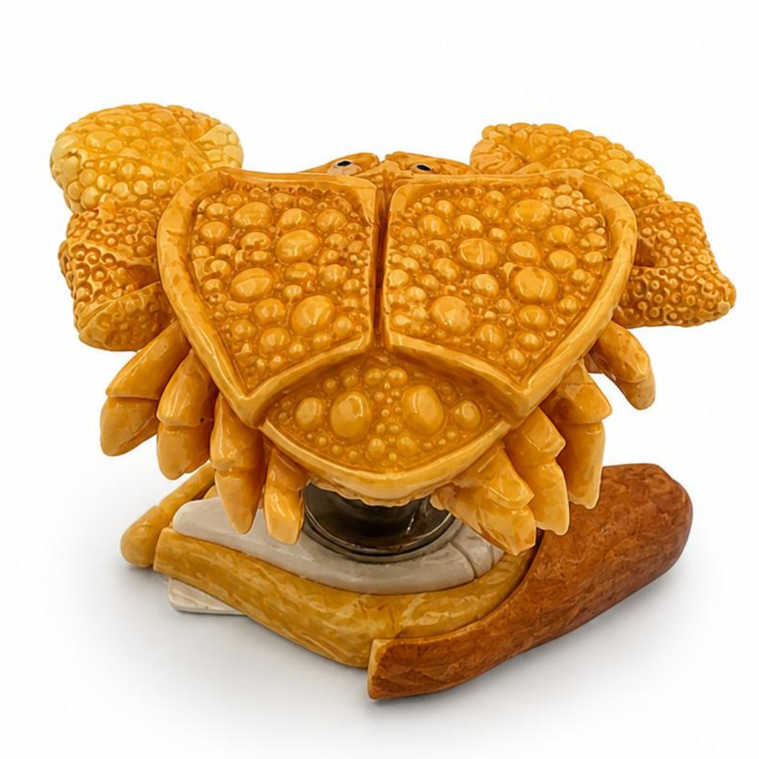 Baltic Amber Crab Figurine