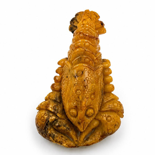 Baltic Amber Crayfish Figurine