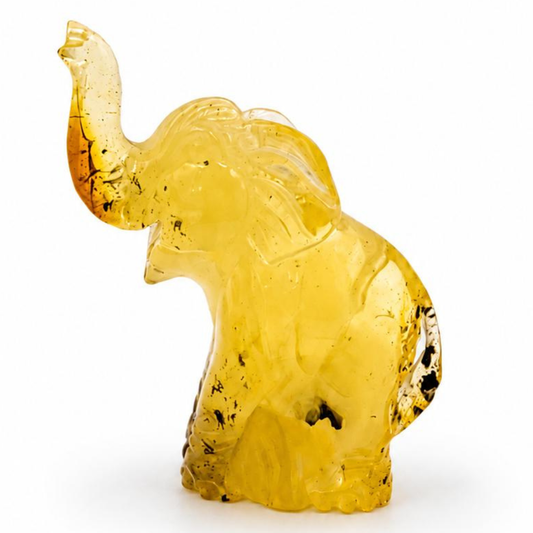 Baltic Amber Elephant Figurine