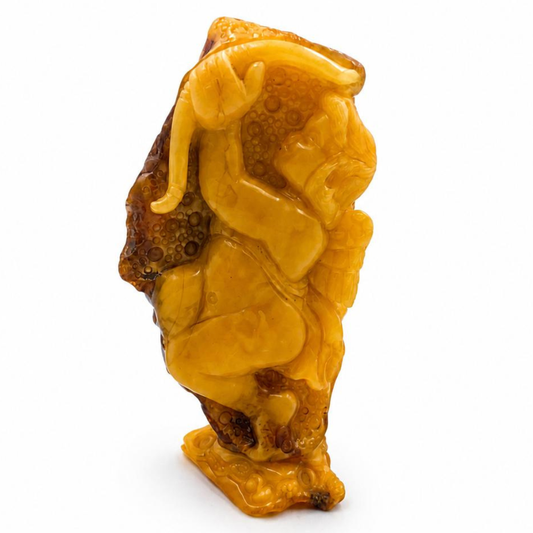 Baltic Amber Cupid Figurine