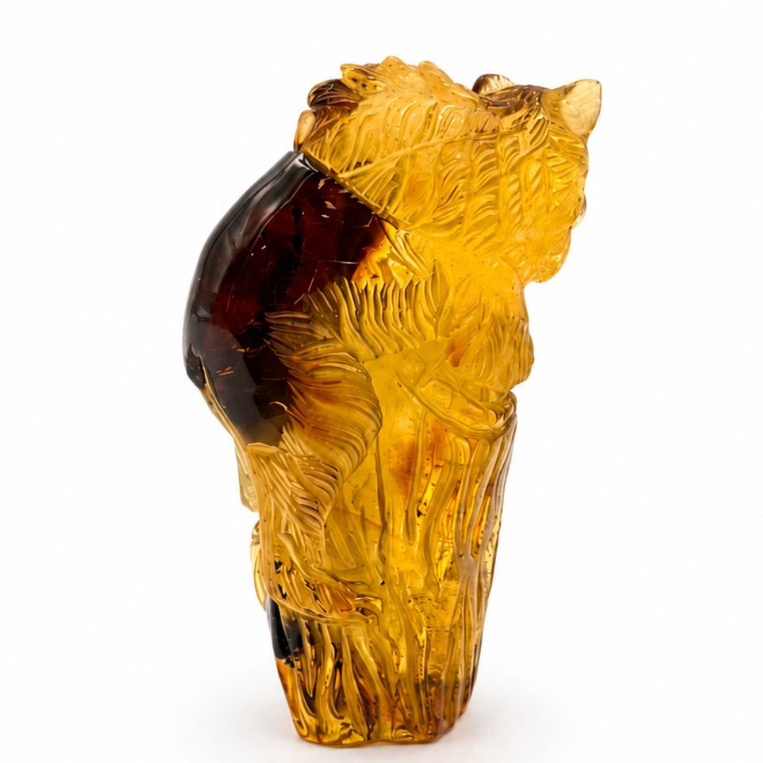 Baltic Amber Bear Figurine